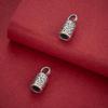 S925 Sterling Silver Retro Cloud Pattern S-Clasp for DIY Beading and Weaving Rope Bracelet
