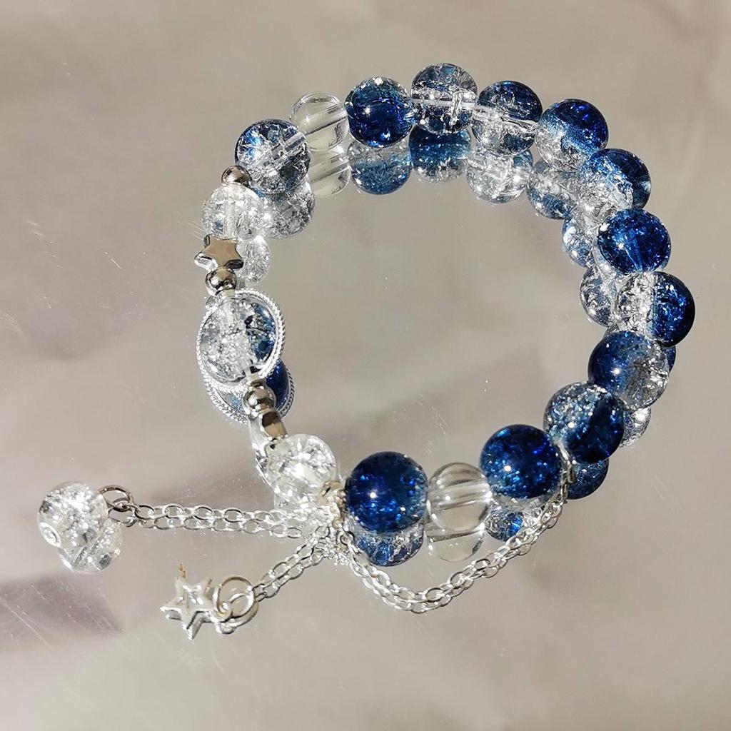 Mori Style Mermaid Crystal Bracelet – Versatile Niche Design for Women, Ideal for Students and Best Friends
