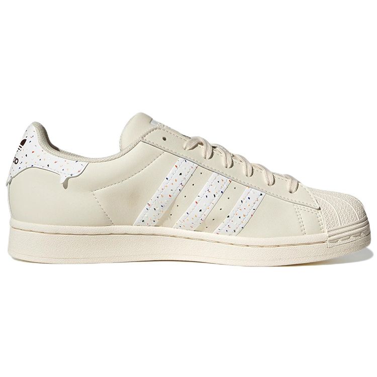 Adidas Originals Superstar Casual Durable Low-Top Skate Shoes Women Sneakers Off-White HP7831