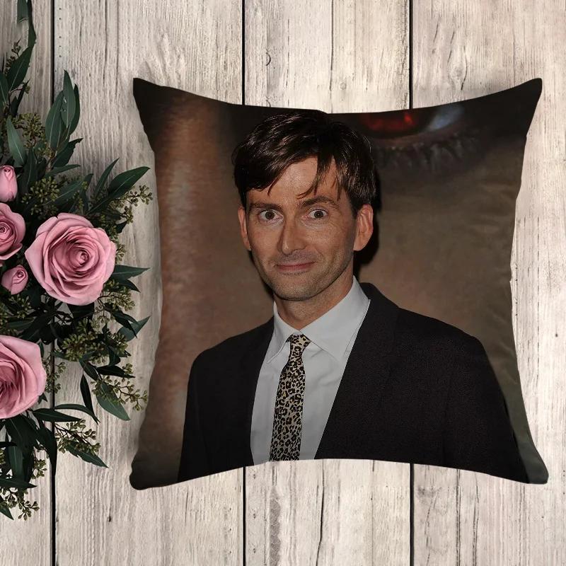 Kissen David Tennant Dekorative Kissenbezüge für Kissen 45x45 Kissenbezüge Sofakissen Kissenbezug Deko 40x40 Autodekoration