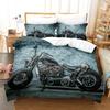Super Cool Motorcycle AU Queen  Bedding Duvet Cover Sets Kids,twin Full Queen King Bedroom Set Bedclothes 100% Quality