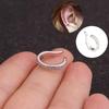 1 Stück Zirkon C-Typ Clip-Ohrringe Punk Rock Unisex Ohrklemme Ohrring Schmuck