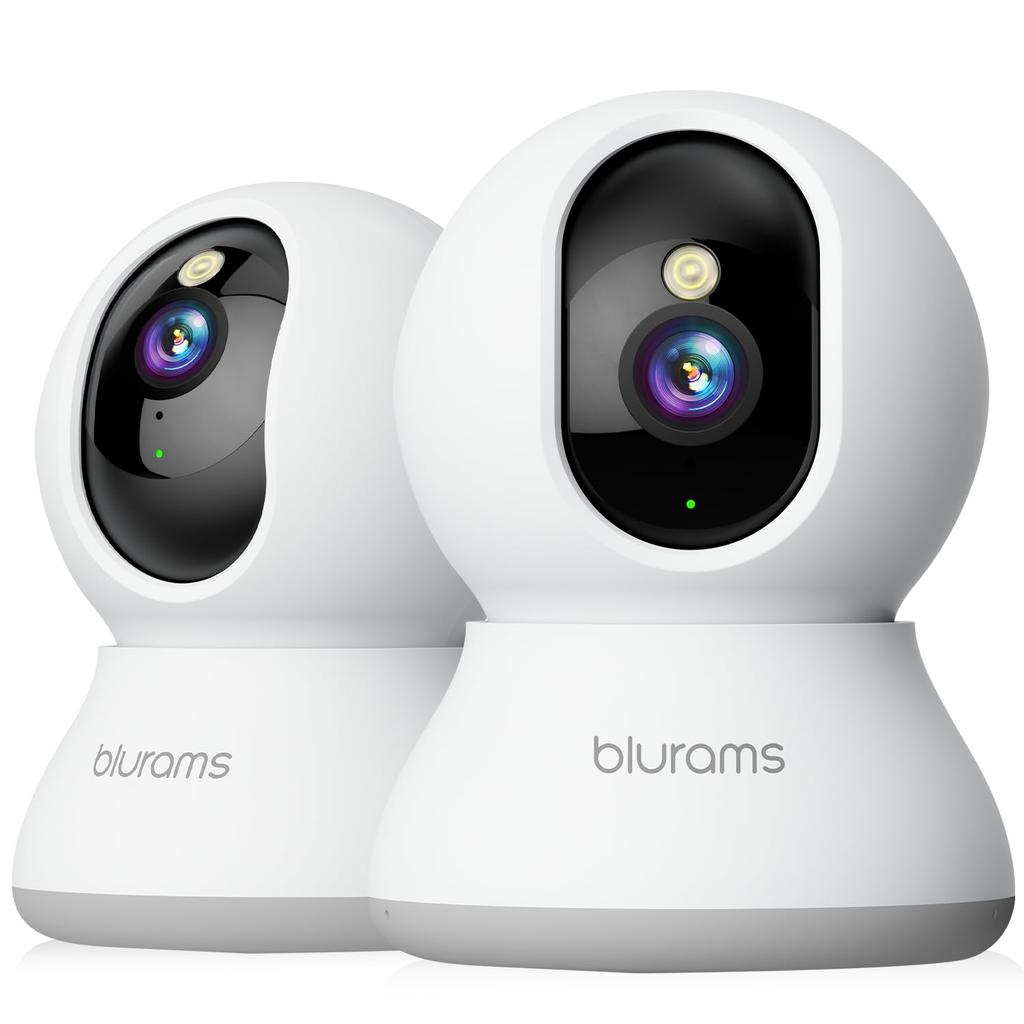 Of Full Color Night 3 Pet Surveillance Security Home Automatic Human PTZ Alarm Remote Compatible with Baby Surveillance Warranty [Set 2, Vision,