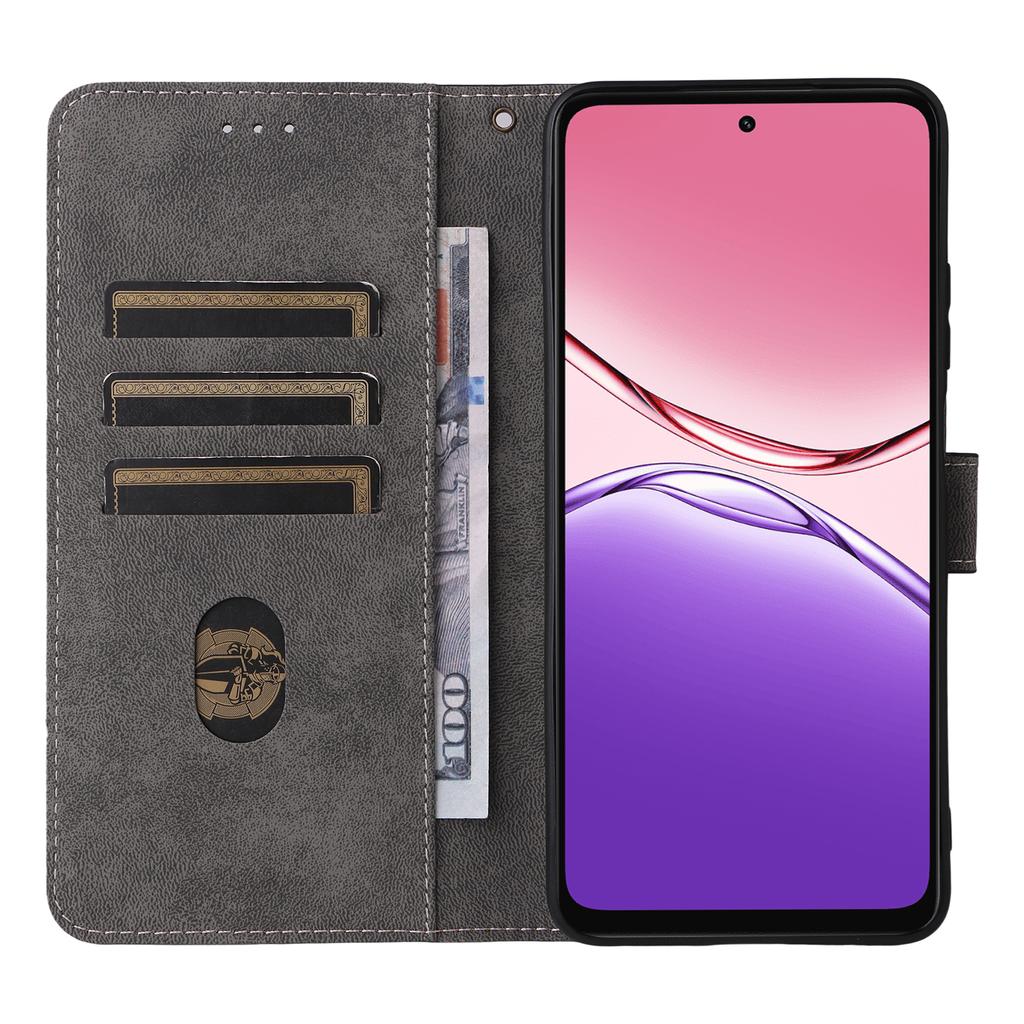 For Oppo A5x 5G/4G Case Wallet RFID Blocking PU Leather Phone Cover Stand with Strap