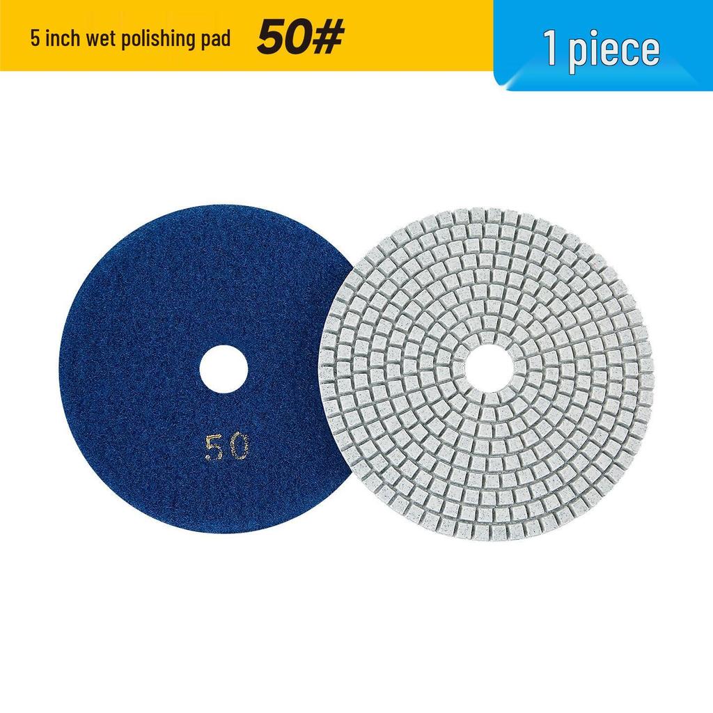 Multi-Size Diamond Water Polishing Pad (5" To 14") for Granite - Fits Angle Grinders