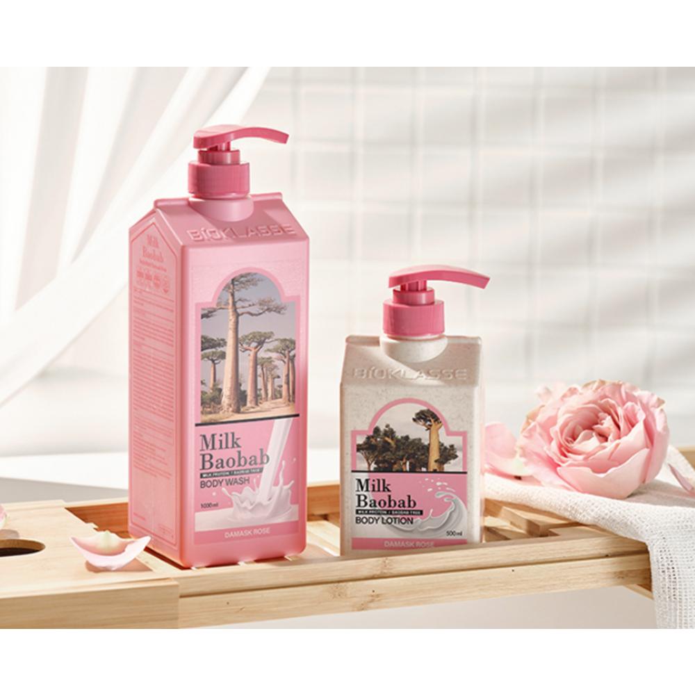 Milk Baobab Balsam do ciała o zapachu róży damasceńskiej, 500ml, 1 sztuka