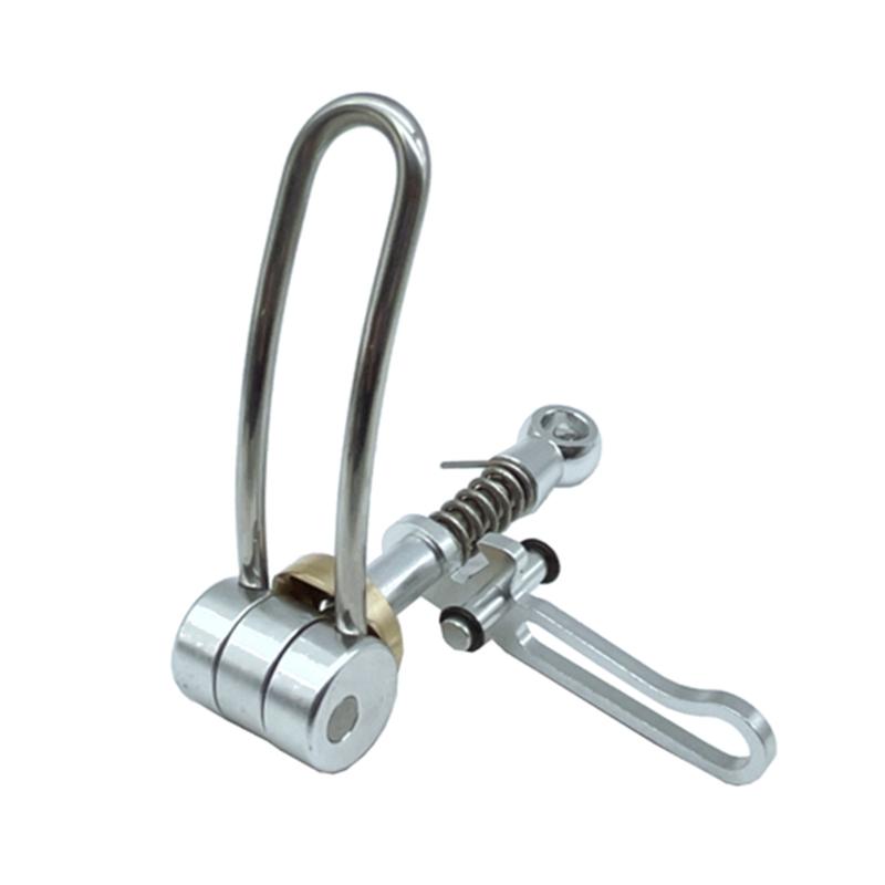 

High Performances Folded Bike Seats Clamp Light weight Bicycles Seatpost Clamp Folded Bike Accessories серебряный