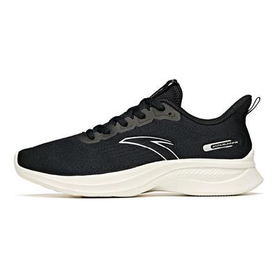 Scarpe da Corsa Basse Antiscivolo Ammortizzanti Uomo Sneakers Nero Bianco 112235570S-6