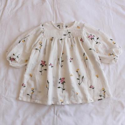 Besticktes Mädchenkleid für Frühling und Herbst, Mädchen-Prinzessin-Kleidung, Prinzessinnenkleid, Kinderkleid