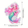 Charming Unique Acrylic Mermaid Car Pendant For Vibrant Decor Interior