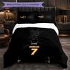 Set Biancheria da Letto Cristiano Ronaldo 3 Pezzi Morbido Set Copripiumino con Federe Set Decorazione Camera da Letto per la Casa