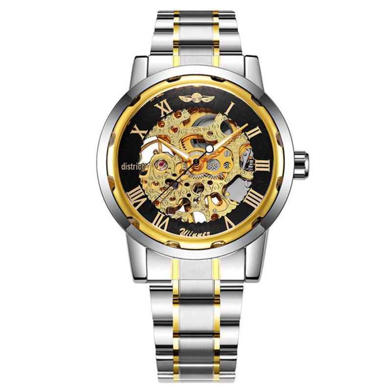 

Победитель Мужские Модные Механические Часы с Ручным Заводом, Скелетон, Бизнес-Стиль