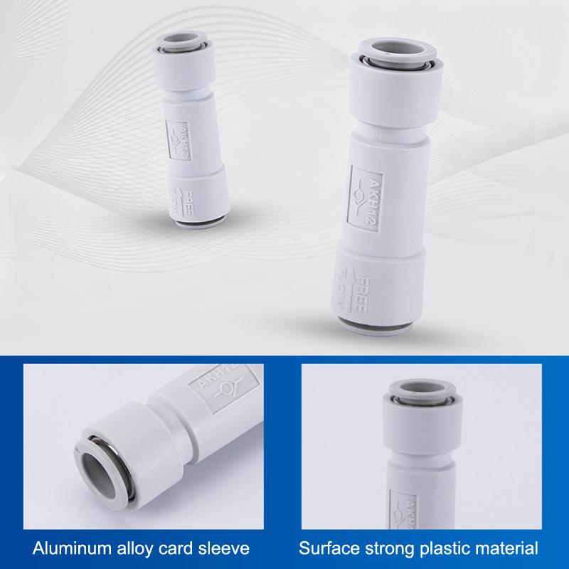 SMC Type Quick Connect Check Valve AKH04 06 08 10 12 16 00 One Way Air Flow Stop for Pneumatic Networks