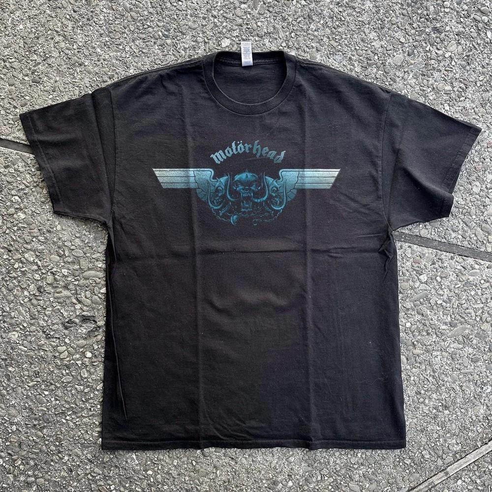Motorhead Tri Skull Heavy Metal Retro Unisex TShirt Size S5XL Unisex T-Shirt L