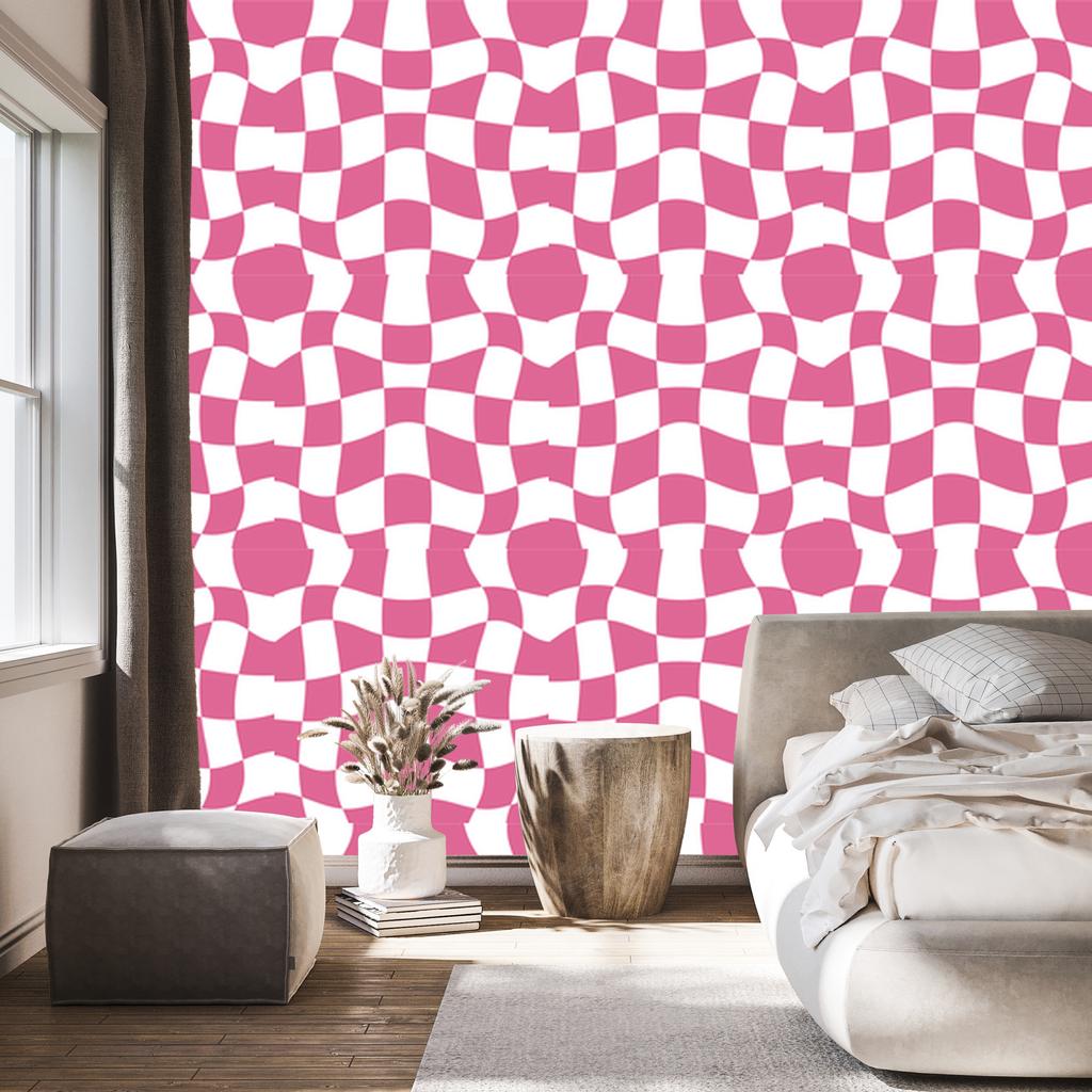 Wallpaper Free checkerboard powder pink, powder pink background 50x1000