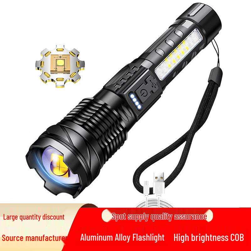 Rechargeable Aluminum Alloy LED P50 Outdoor Work Light with White Laser