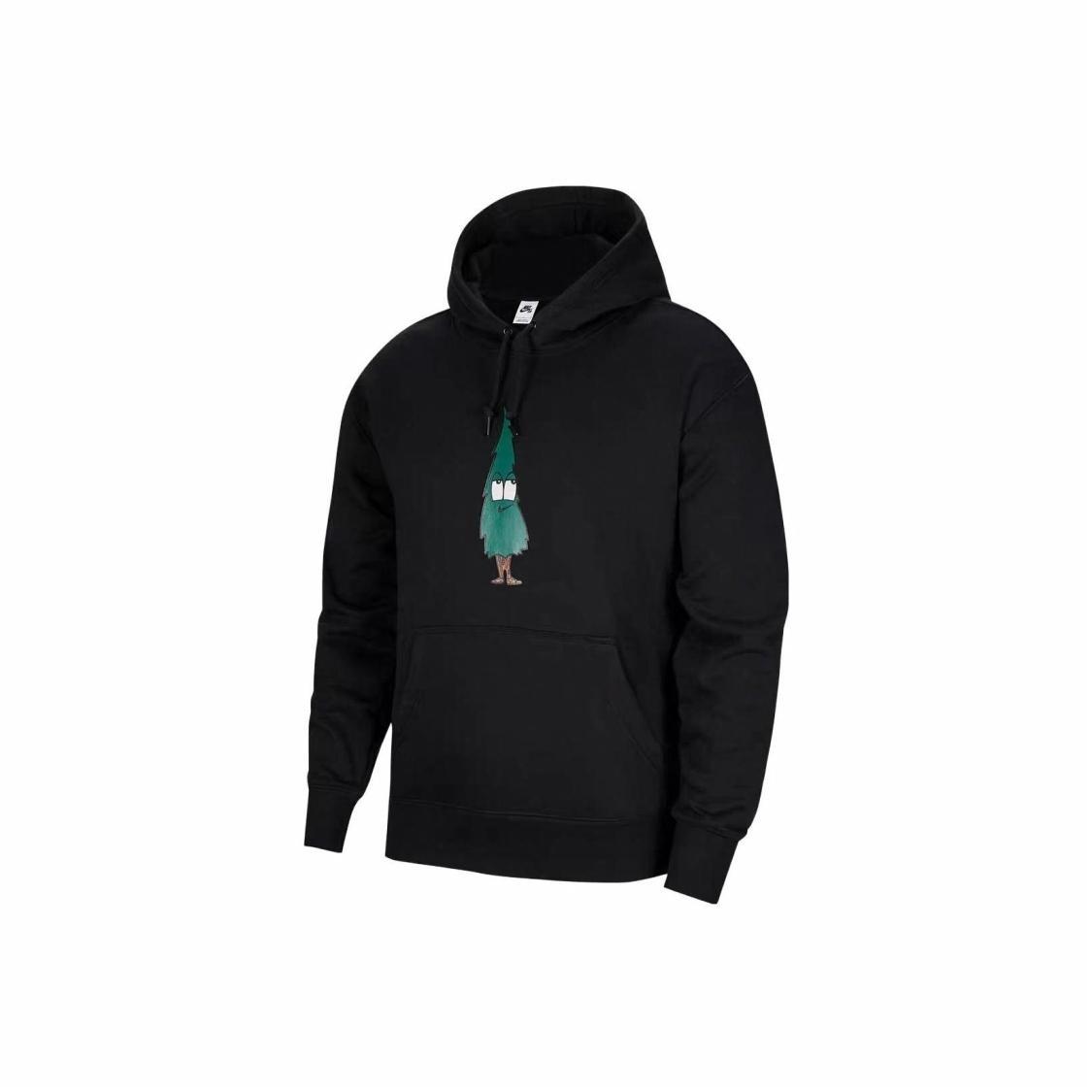 Nike Men s Black Fleece-Lined Hoodie S