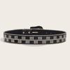 Subculture Belt  Rivet Studded Belt for Jeans Shorts Belt Women Waist Decors Pants Waist Belt Girl Waist Ornaments