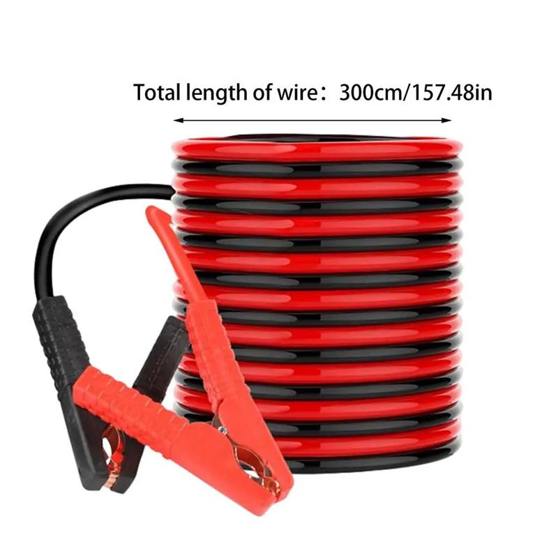 Car Power Charging Booster Starting Device Battery Jump Cable Connection Line Jumper Cables Alligator Clip Car Universal Parts