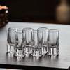 Szklanka do shotów kryształowa 25 ml Szklanki do Whiskey Tequili Domowy Bar, Elegancki Zestaw Prezentowy na Wesela, Imprezy i Degustację Bourbona, Kieliszek do Likierów
