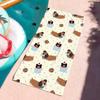 Cartoon cute Dachshund Towel Drying Bath Towel Applicable To Light Swimming Camping Yoga Beach Out