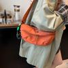 Crossbody bag women's bag nylon shoulder bag girl versatile casual bag sports underarm bag canvas bag dumpling bag