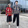 Trendy Red Christmas Sweater for Couples – Lazy Style Knitwear