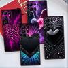 Luxuriöses Liebesdesign Kunst Für Samsung Galaxy S26 S25 S24 S23 S22 S21 S20 Ultra Plus FE 5G Schwarze Weiche TPU Handyhülle