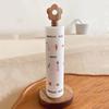 Free Standing Flower Shaped Paper Towel Stand Punch Free Vertical Tissue Rack  Living Rooms