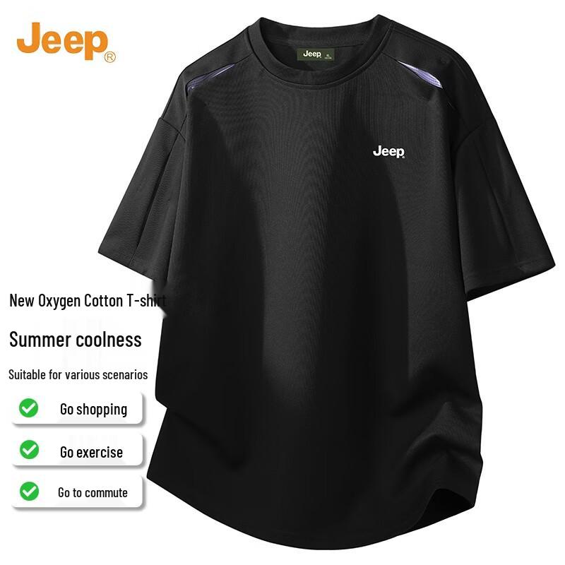 

Jeep Men s Casual Short-Sleeve T-Shirt L
