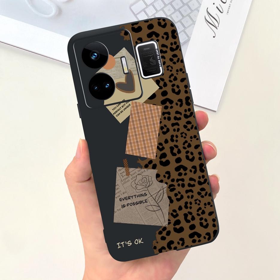 For Realme GT Neo 5 Case RMX3706 Stylish Art Painted Back Cover Soft TPU Phone Case For Realme GT Neo5 240W Fundas 6.74'' Bumper