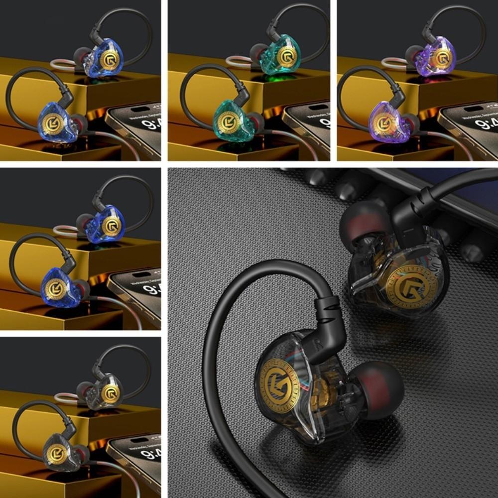 in-Ear Wired Earphone 3.5mm Earpiece Headset Stereo Wired Earbuds Wired Headset  Listen To Music