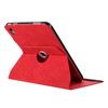 Leather Case For iPad mini (2024) / (2021) Rotatable Honeycomb Imprinted Shockproof Tablet Cover with Stand