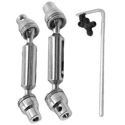 EsiFare 2pcs Metal RC Drive Shaft Replacement for WPL 1/10 C74 1/16 Rc Crawler