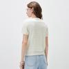 Kemengboka 2026 Spring Summer Women's Silk Blend Knit Tee