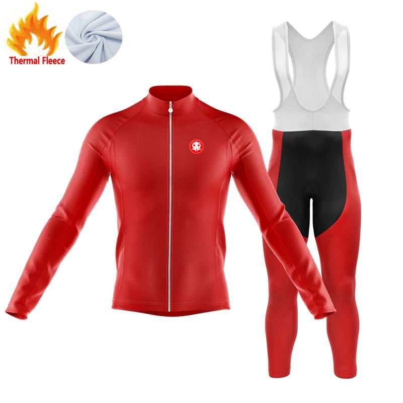 Winter Thermal Fleece Maillot Ciclismo Hombre Cycling Jersey Bicicleta De Ruta Mtb Wielerkleding Heren