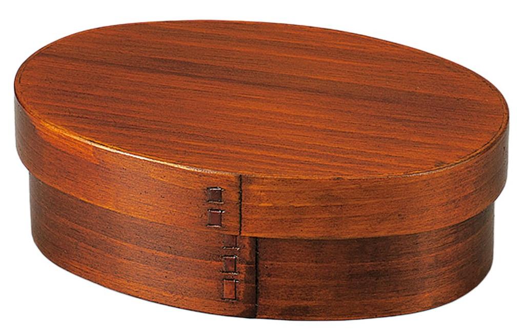 HAKOYA Lunch 1 Suri Lacquer Box, Oval, Tier, Wooden,