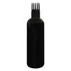 Zenvista Empty Cosmetic Containers For Shampoo Bottle, Hair Oil Bottle, Sanitizer Bottle With Comb Applicator Cap, Black Color/Dispenser, Lotion P