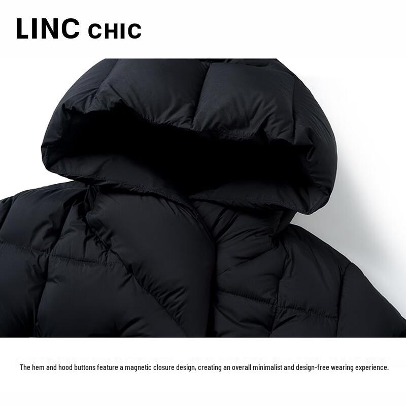 Jinyujie Women's 2025 Winter Hooded Long Puffer Down Jacket