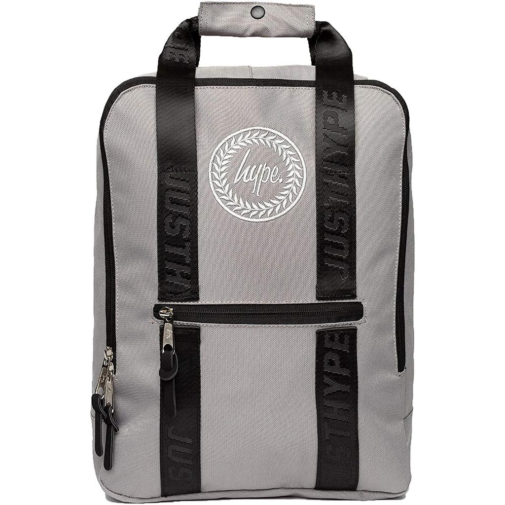 hype black boxy backpack