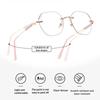 Photochromic Frameless Ultra Light Comfortable Myopia Glasses Advanced Diamond-Cut Rimmed Hd Anti Blue Light Eyeglasses