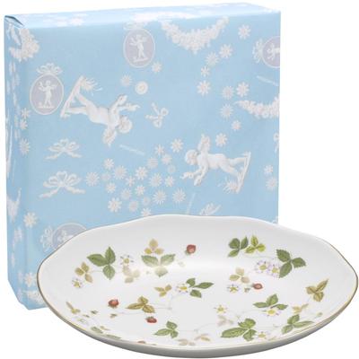 Wedgwood Wild Strawberry Oval Dish 25 X 19 with Official Wedding Gift Perfect As a Wedding Gift for the Bride and Officially Imported (approx. Cm)