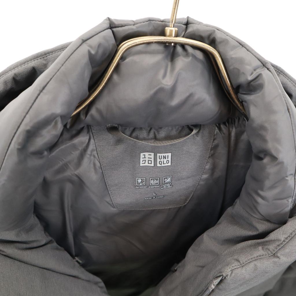 UNIQLO Long sleeve seamless down parka L gray Men's Used
