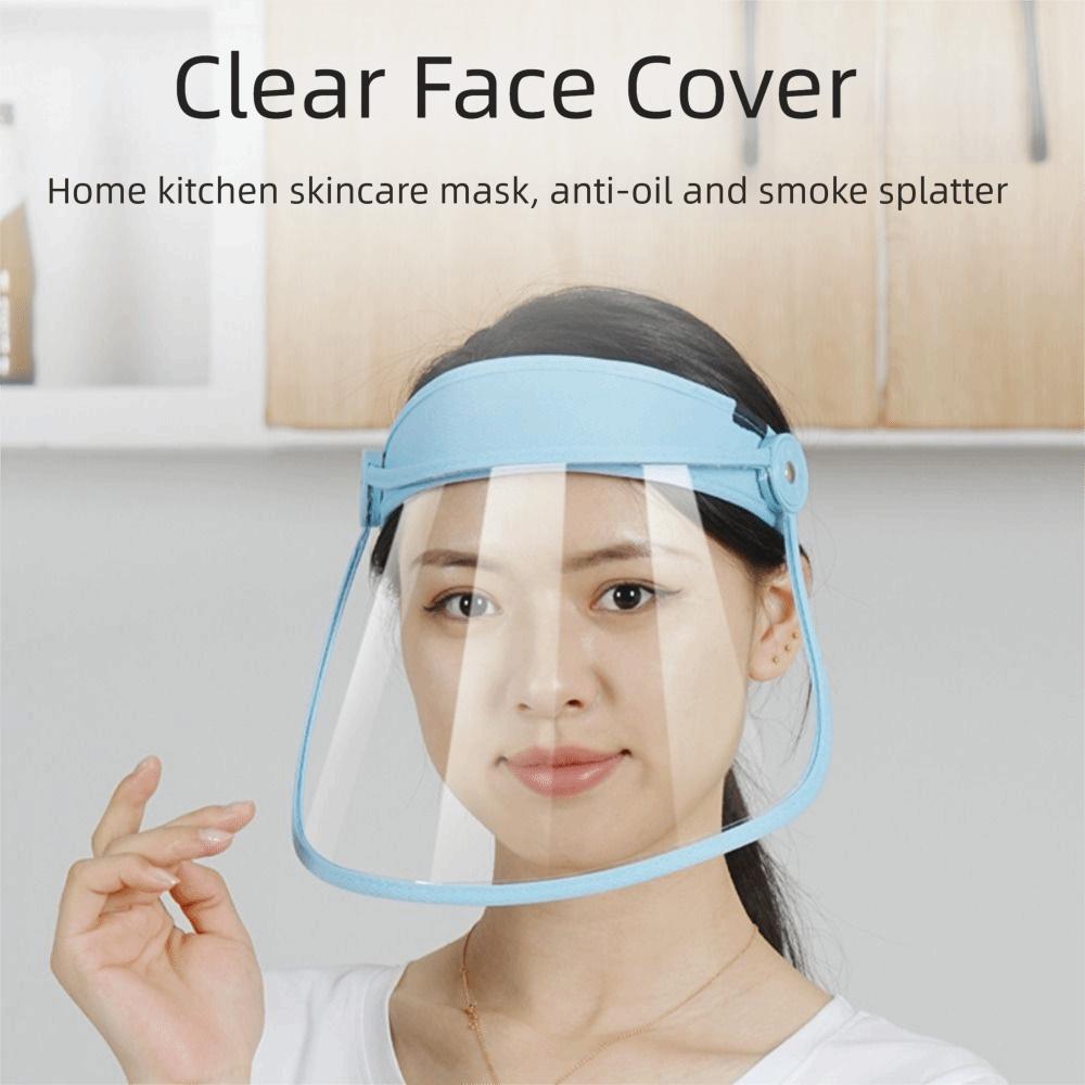 Wiederverwendbare Gesichtsschutzvisiere Transparenter Gesichtsschutz Spritzschutz Gartenarbeit