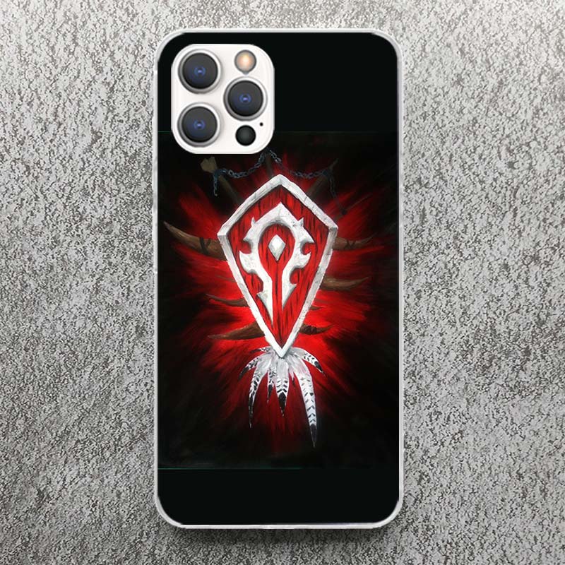 W-World Of W-Warcraft W-Wow Phone Case For iPhone 17 16 15 14 13 12 11 Pro Max Mini Plus Air 7 SE 8 Soft Silicone Print Shell Fu
