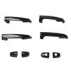 Durable 4 PCS(Front Rear Left Right)Outer Outside Exterior Door Handle