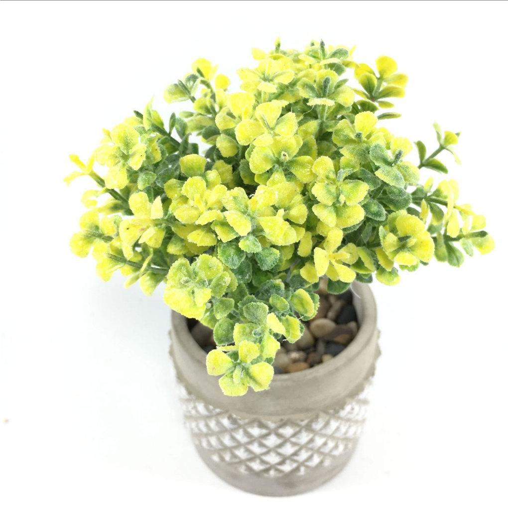 Folhas artificiais de plantas Buquê Simulação Decoração Home Office Folhas de plástico