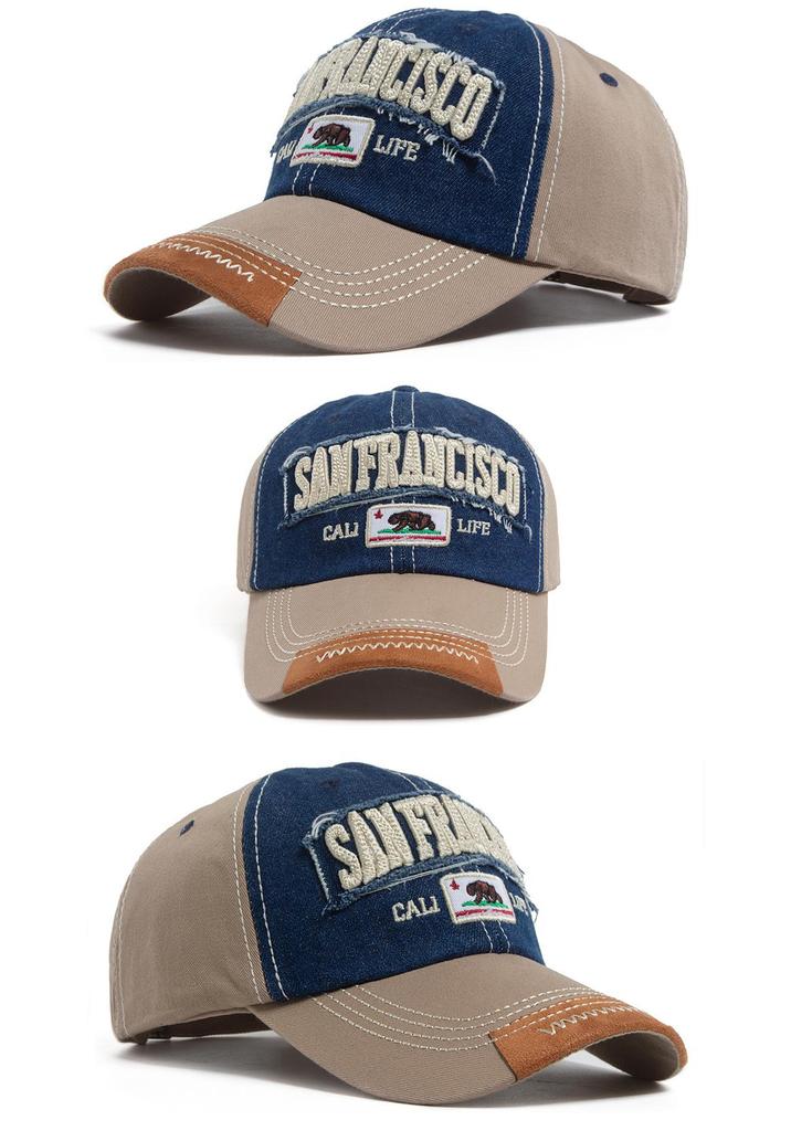 Personalized Retro Washed Distressed Baseball Cap - Unisex Summer Outdoor Casual Hat