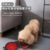 Dog Slow Food Bowl Dog Basin Water Food Double Food Outdoor Portable Pet Folding Double Bowl Pet Supplies