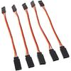 10PCS 3-Pin Servo Extension Cable Cord 10cm/4'' 3.93 inch Female to Male Lead Wire Connector JR for RC Car Airplanes Remote Control (10cm)